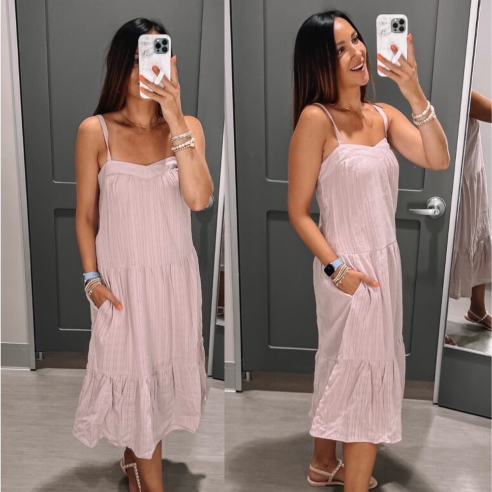 Knox Rose Boho Lilac Lavender‎ Purple Flowy Dress